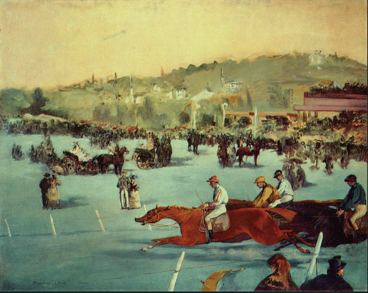 Horse Racing by Manet