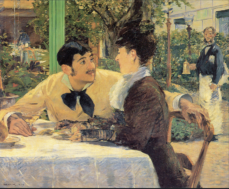 At Père Lathuille's by Manet