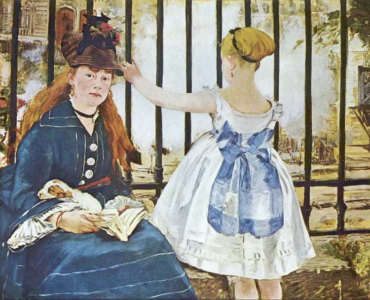 The Railway Station by Manet