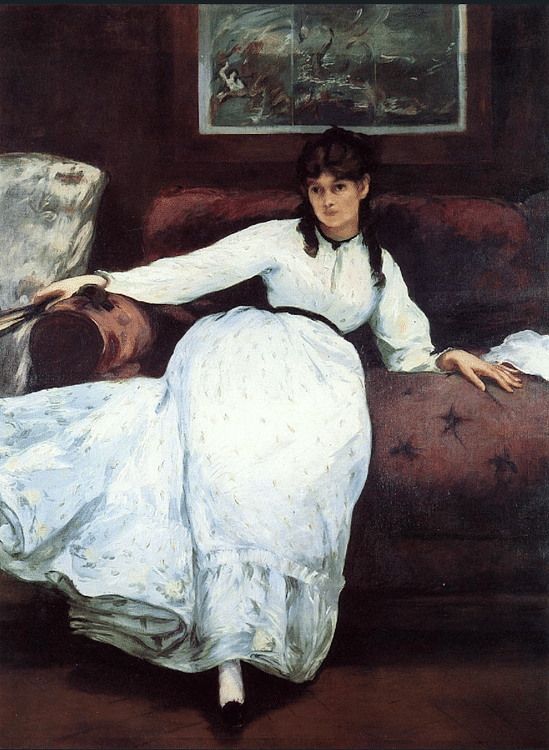 The Repose by Manet