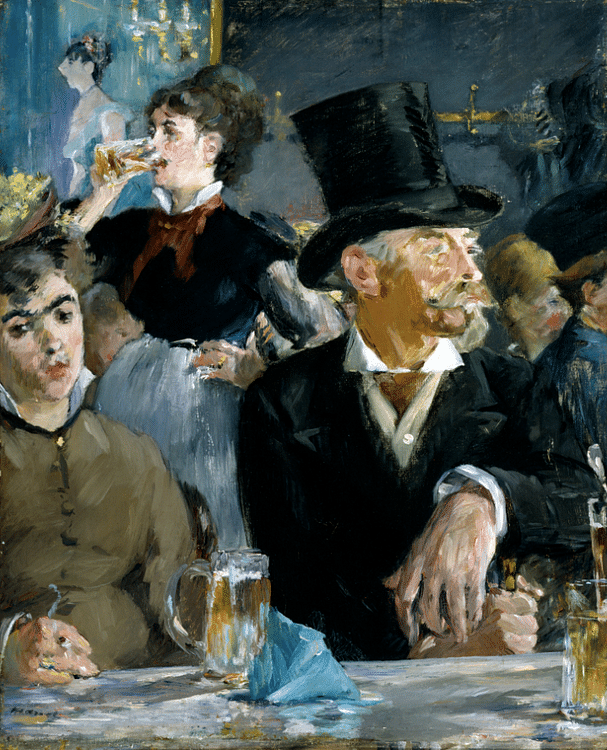 The Café-Concert by Manet