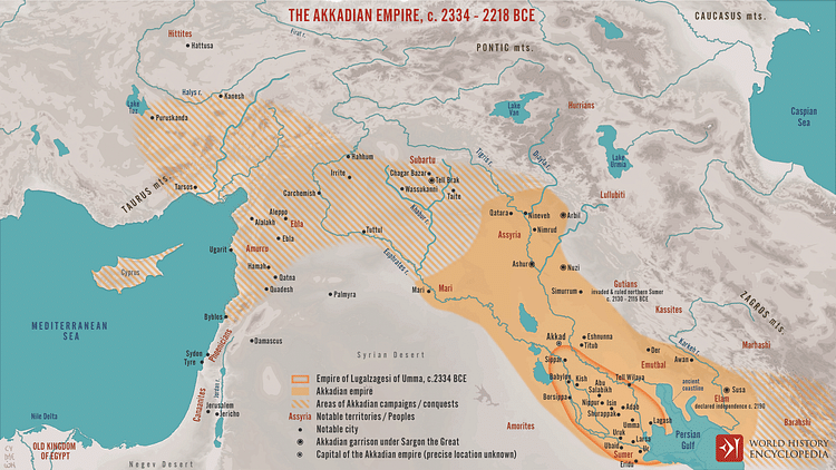 The Akkadian Empire, c. 2334 - 2218 BCE
