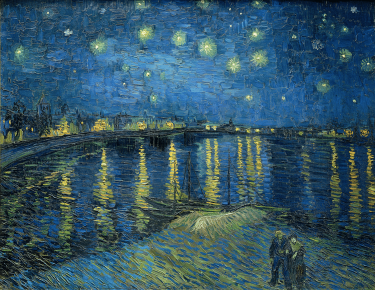 Starry Night over the Rhône by van Gogh