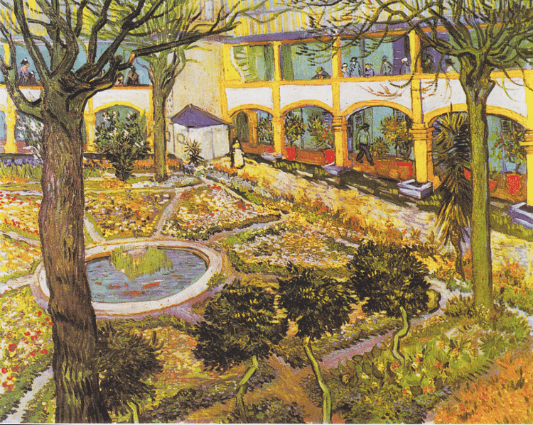 Hospital in Arles by van Gogh
