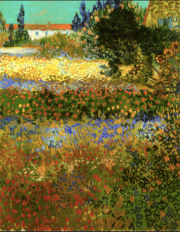 Flowering Garden by van Gogh