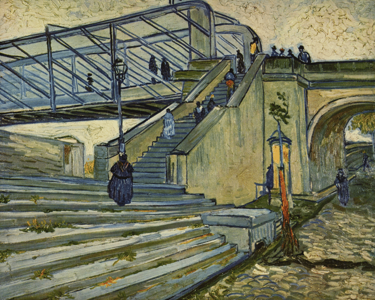 Trinquetaille Bridge by van Gogh