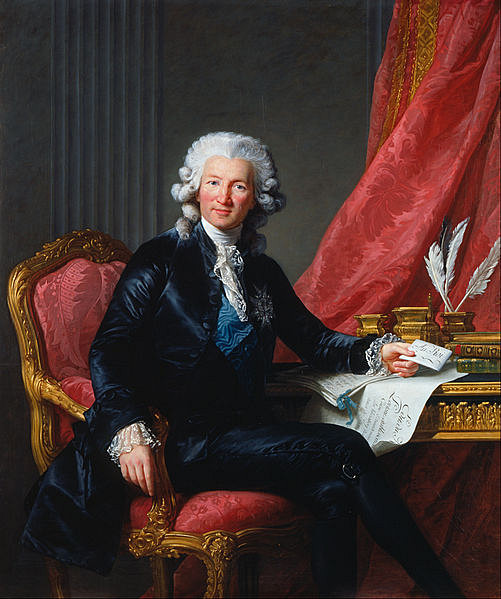 Portrait of Charles-Alexandre de Calonne