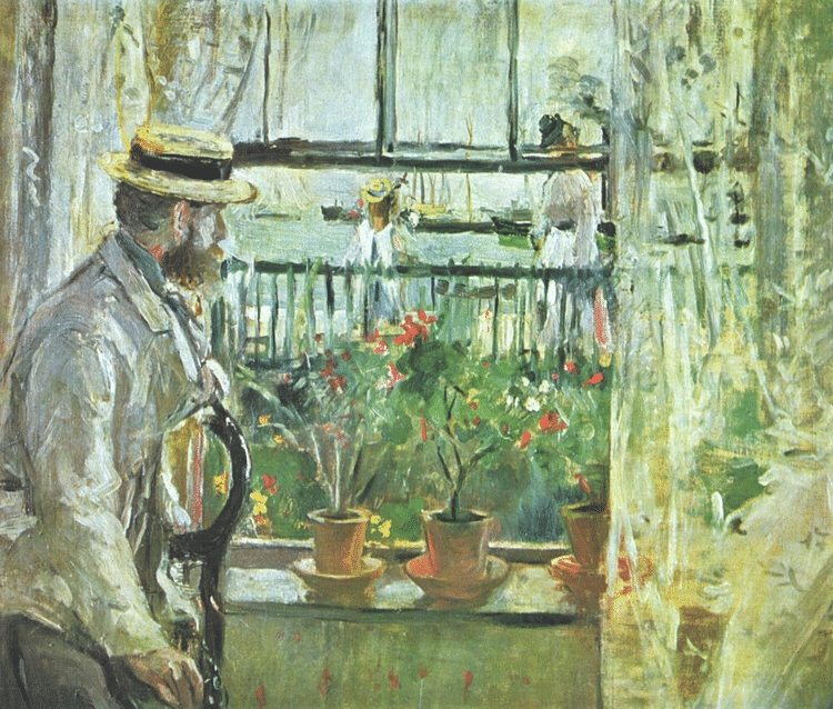 Eugène Manet on the Isle of Wight by Morisot