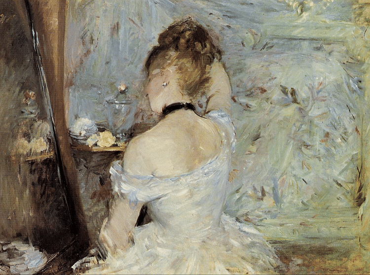 Lady at her Toilet by Morisot