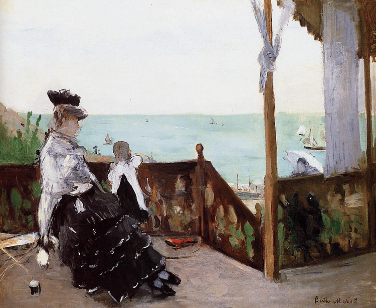 In a Villa By the Seaside by Morisot