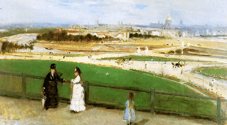View of Paris from the Trocadéro by Morisot
