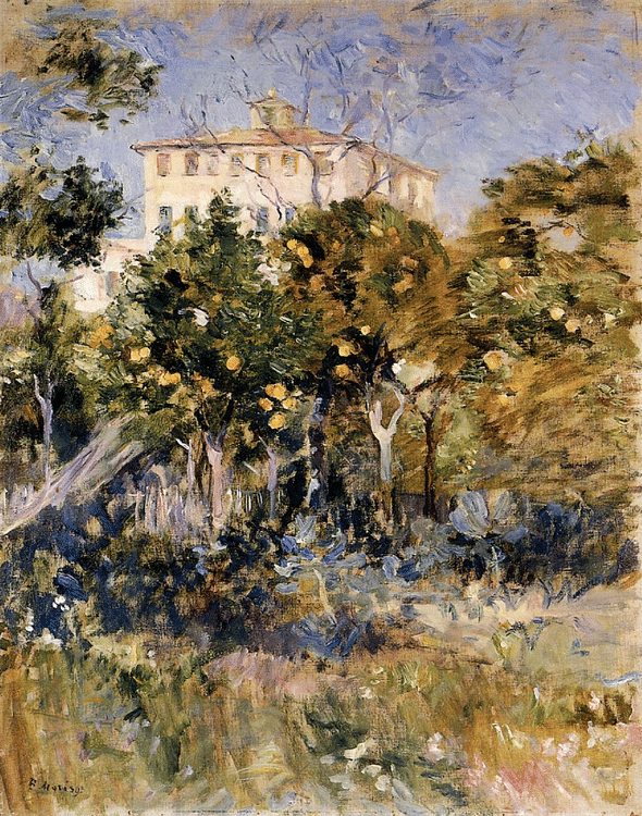 Villa with Orange Trees by Morisot