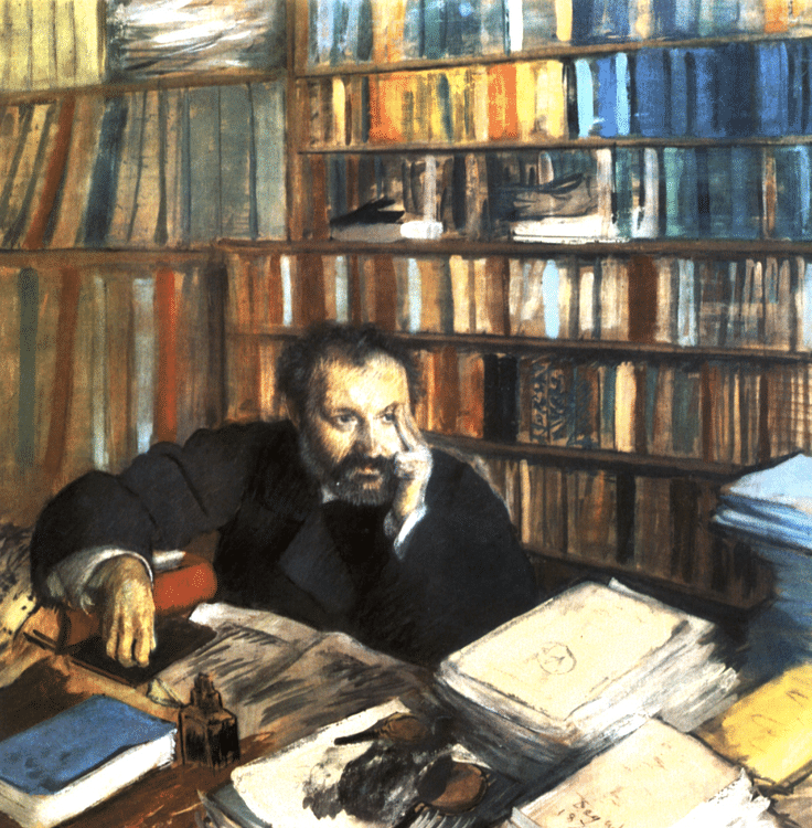 Portrait of Edmond Duranty by Degas