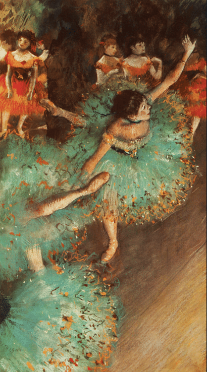 The Green Dancer by Degas