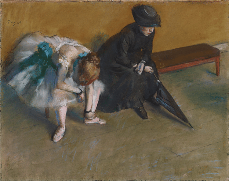 Waiting by Degas