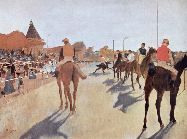 The Parade by Degas