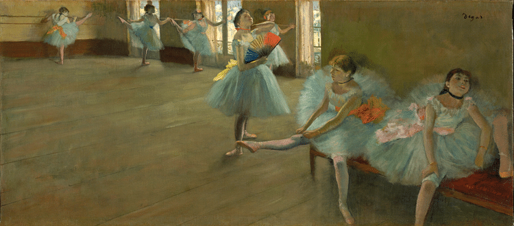 Dancers in the Classroom by Degas