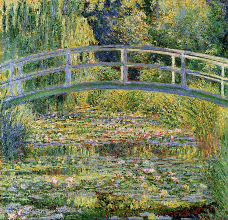 Water Lily Pond by Monet