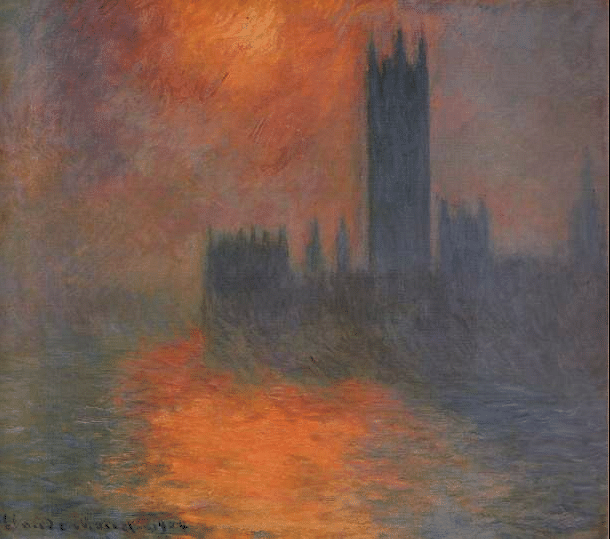 Houses of Parliament, Sunset by Monet