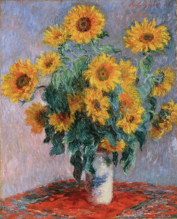 Bouquet of Sunflowers by Monet