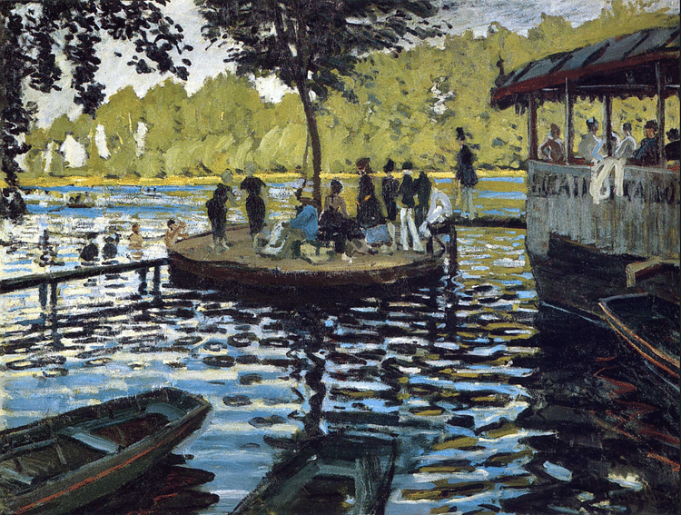 La Grenouilère by Monet