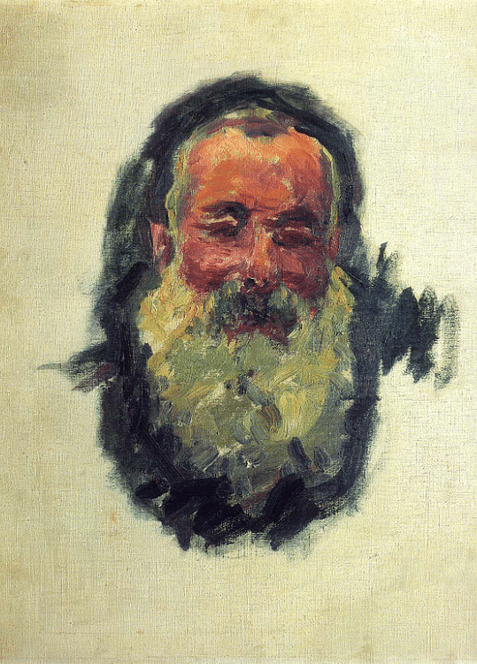 Self-portrait by Monet
