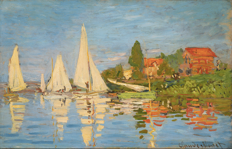 Regatta at Argenteuil by Monet