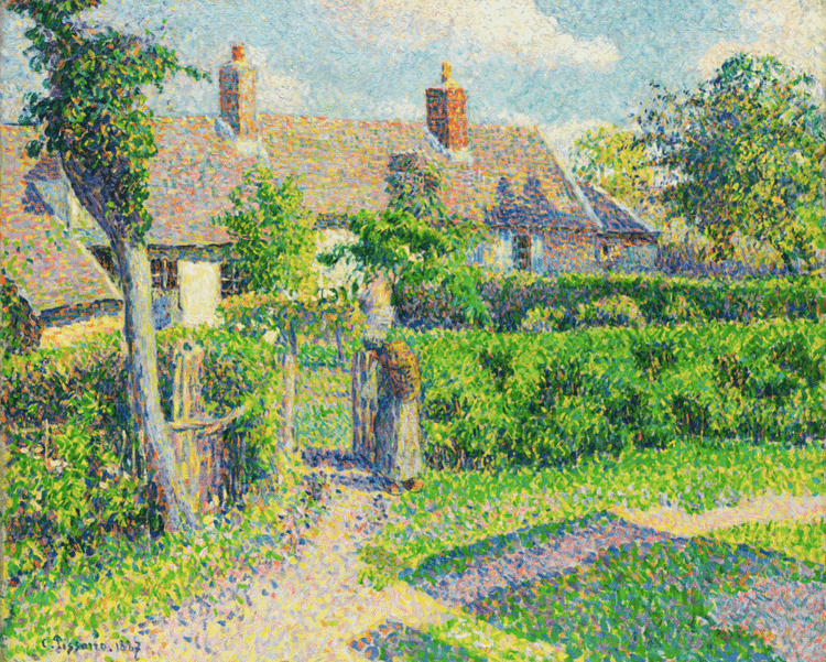 Peasant's House at Eragny by Pissarro