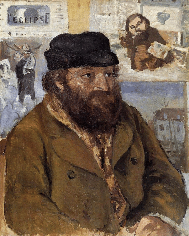 Portrait of Cézanne by Pissarro