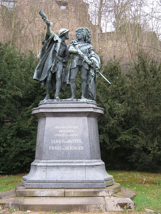 Statue of Ulrich von Hutten and Franz von Sickingen