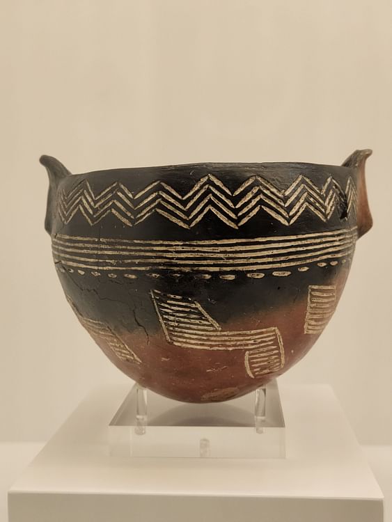 Cypriot Black-Topped Tulip-Shaped Bowl