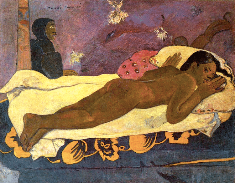 Manao Tupapau by Gauguin