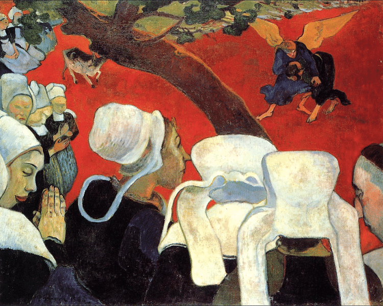 Vision after the Sermon by Gauguin