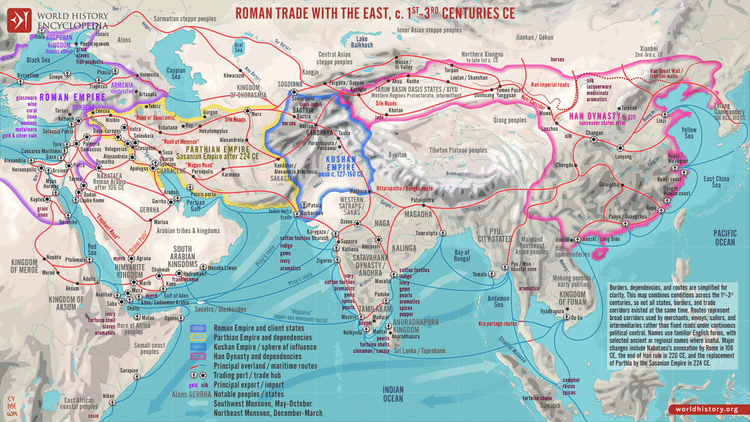 Ancient Rome Trade Map Caesarea Maritima's Role in the Roman Empire - World History Encyclopedia