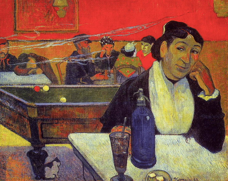 In the Café by Gauguin