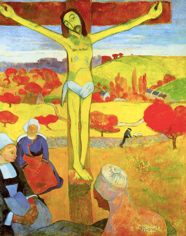 The Yellow Christ by Gauguin