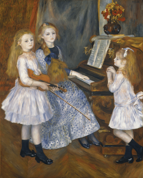 The Daughters of Catulle Mendès by Renoir