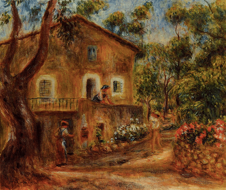 House in Cagnes by Renoir