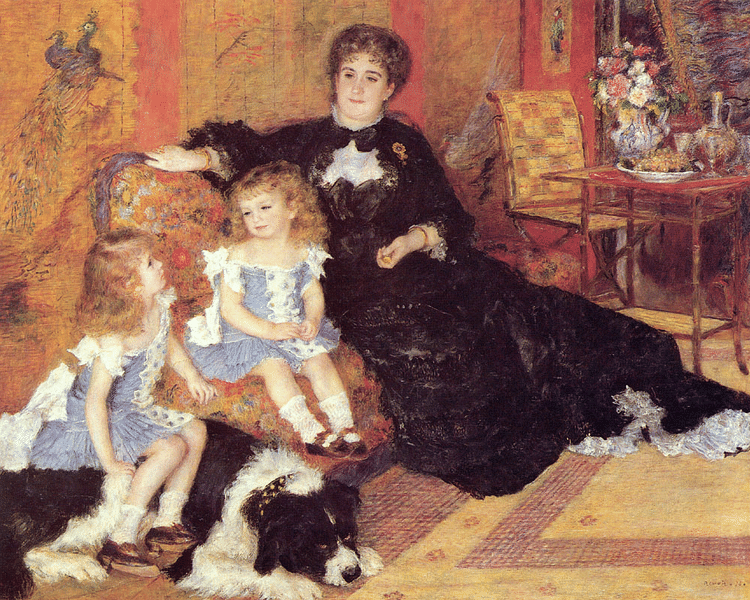 Madame Charpentier and Her Children by Renoir