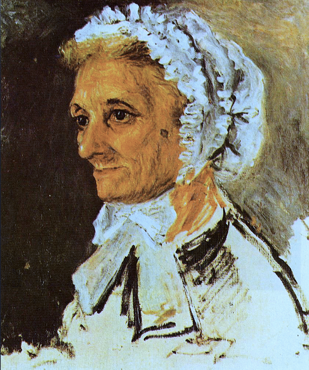 Portrait of Renoir's Mother by Renoir