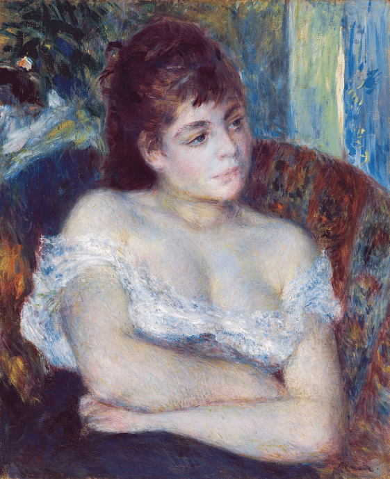 Woman in an Armchair by Renoir