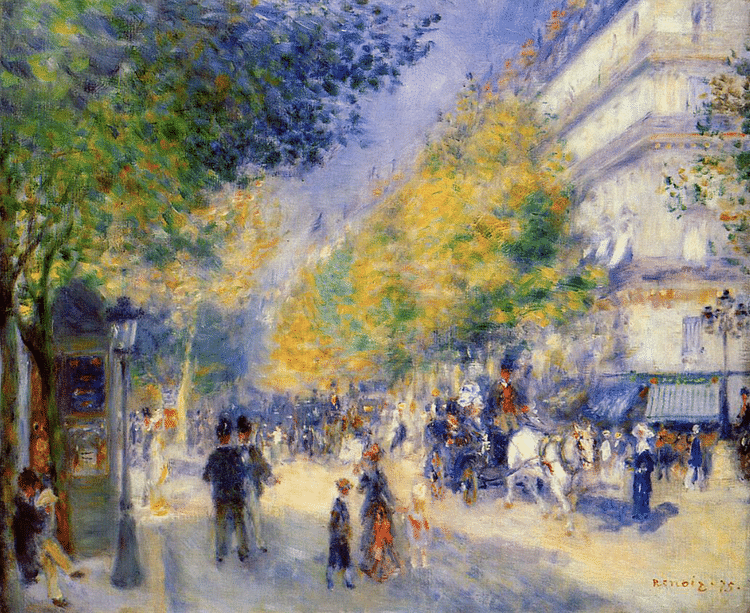 The Great Boulevards by Renoir