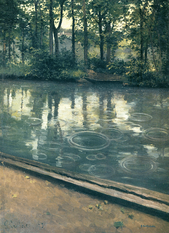 The Yerres, Effect of Rain by Caillebotte