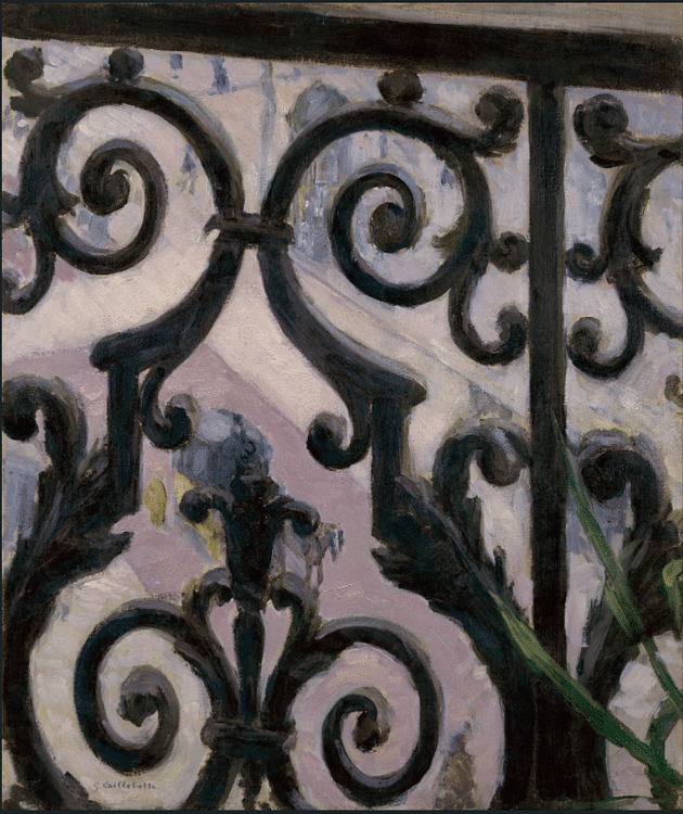 View from a Balcony by Caillebotte