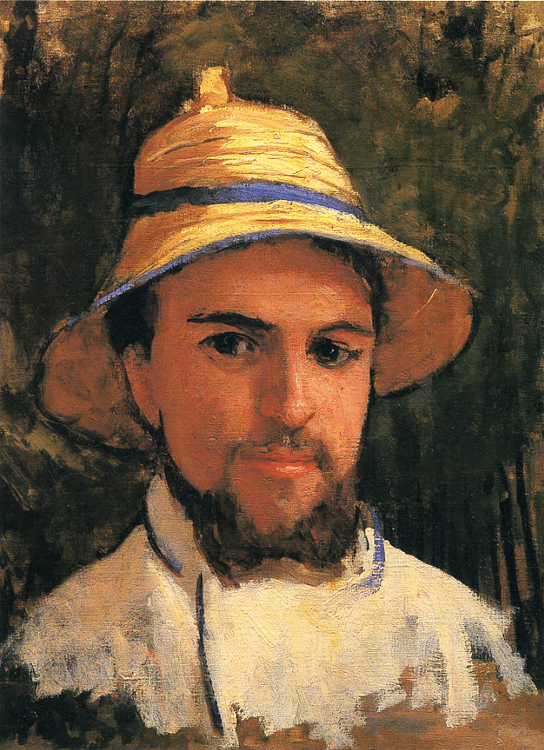 Self-portrait with Pith Helmet by Caillebotte