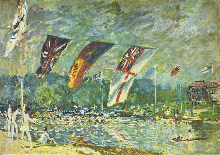 The Regatta at Molesey by Sisley