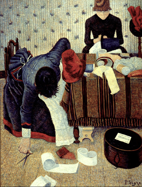 The Two Milliners by Signac