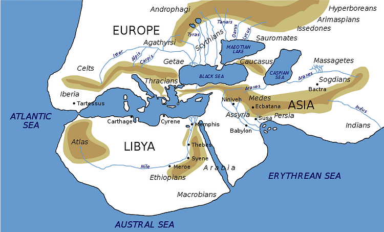 World Map of Herodotus