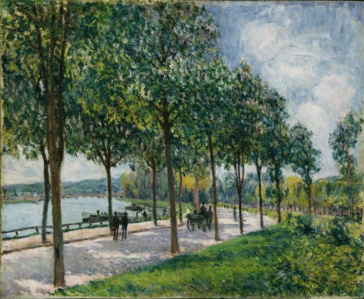 Allée of Chestnut Trees by Sisley