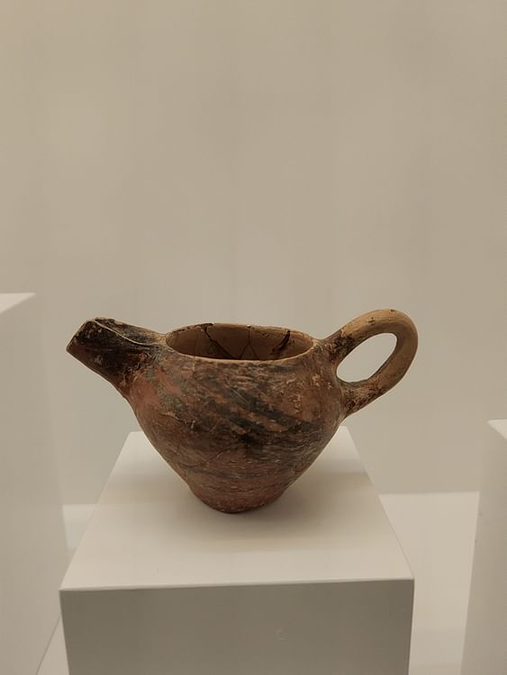 Minoan One-Handled Spouted Bowl